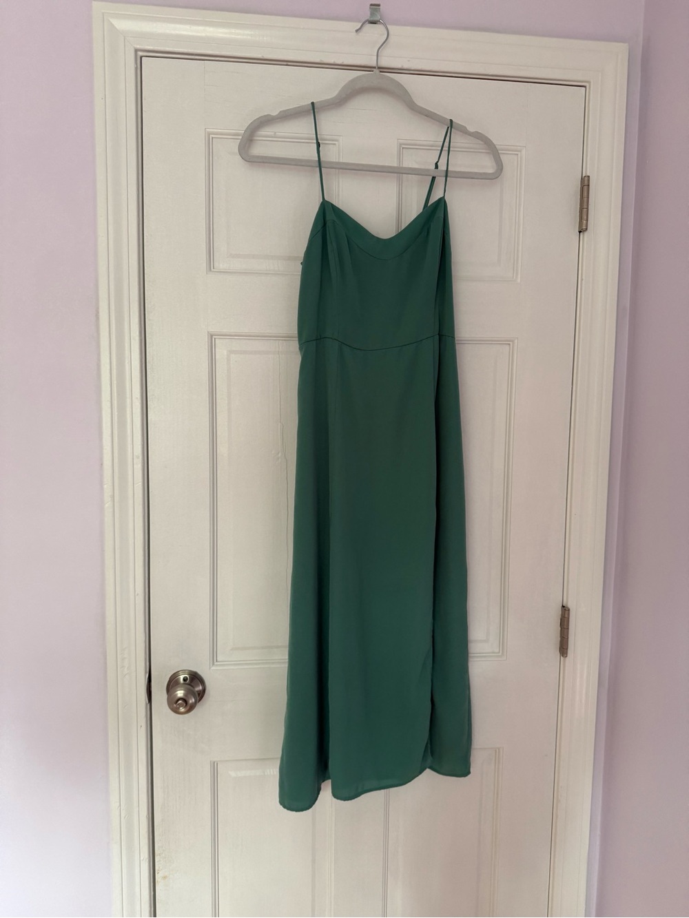 Abercrombie & Fitch Emerald Green Slip Maxi Dress